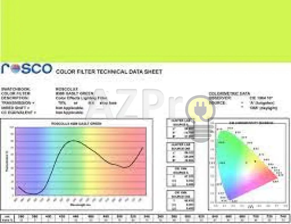 Rollo De Filtro 7.60 X 61Cm Gaslight Green R24Ro-388 Rosco Electrónica > Audio Equipos Para