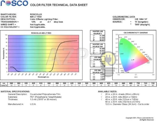 Rollo De Filtro 7.60 X 61Cm True Pink R24Ro-337 Rosco Electrónica > Audio Equipos Para Escenario