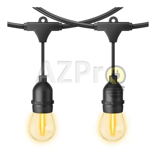 Serie Led Vintage Exterior 24 Focos Luz Calida 14 Mts Steren Casa Y Jardín > Iluminación Bombillas