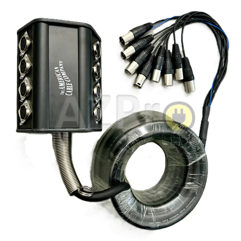 Sub-Snake 8 Canales Xlr Extension 10 Metros SN-8L-10 American Cable Electrónica > Audio > Equipos para escenario