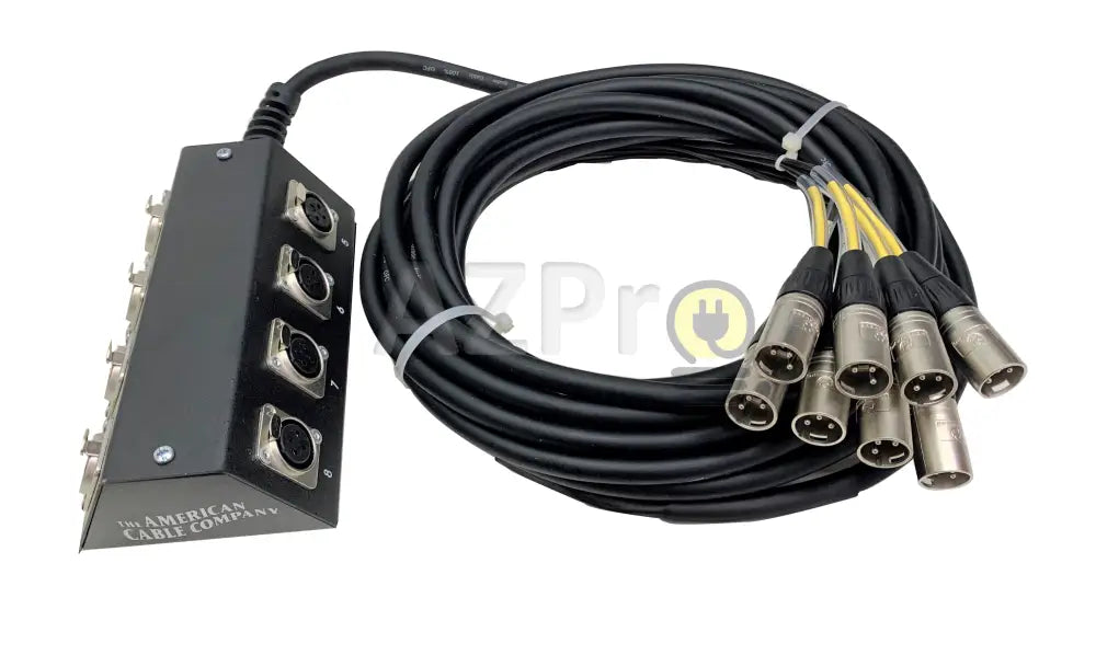 Sub-Snake 8 Canales Xlr Extension 10 Metros American Cable Electrónica > Audio Equipos Para